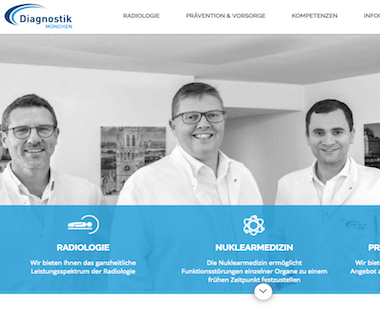 Website Relaunch Diagnostik München
